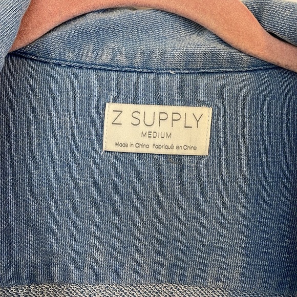 Z supply Sweatshirt Jean jacket - Picture 2 of 5